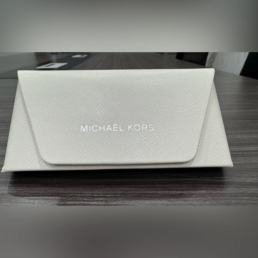 Michael Kors White Hard Case for Glasses New